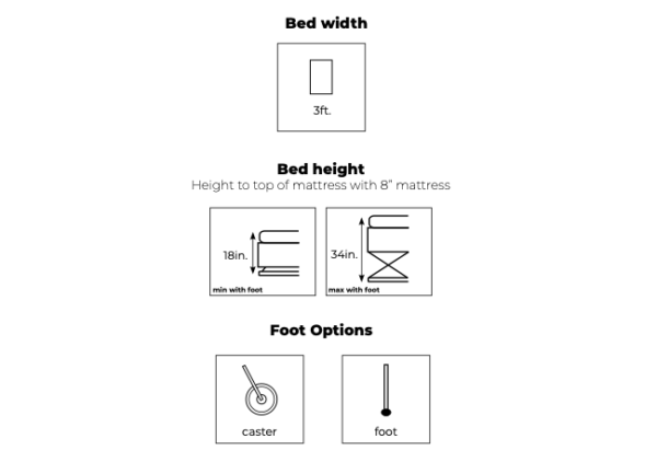 Ocean Lifting Bed Frame With Adjustable Profiling Action - Image 4